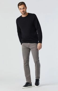 Mavi ZACH STRAIGHT LEG IN GUNMETAL SUPERMOVE