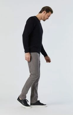 Mavi ZACH STRAIGHT LEG IN GUNMETAL SUPERMOVE