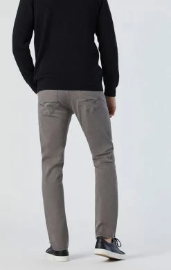 Mavi ZACH STRAIGHT LEG IN GUNMETAL SUPERMOVE