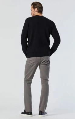 Mavi ZACH STRAIGHT LEG IN GUNMETAL SUPERMOVE