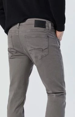 Mavi ZACH STRAIGHT LEG IN GUNMETAL SUPERMOVE