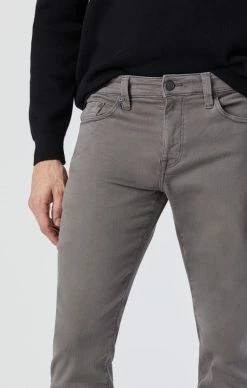 Mavi ZACH STRAIGHT LEG IN GUNMETAL SUPERMOVE