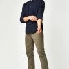 Mavi MARCUS SLIM STRAIGHT LEG IN DUSTY OLIVE TWILL