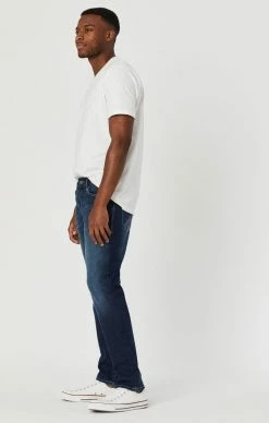 Mavi Denim JAKE SLIM LEG IN DARK BRUSHED ORGANIC MOVE