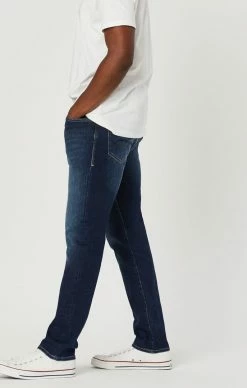 Mavi Denim JAKE SLIM LEG IN DARK BRUSHED ORGANIC MOVE
