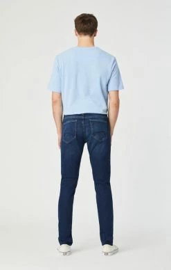 Mavi JAMES SKINNY IN DARK BLUE SUPERMOVE Denim