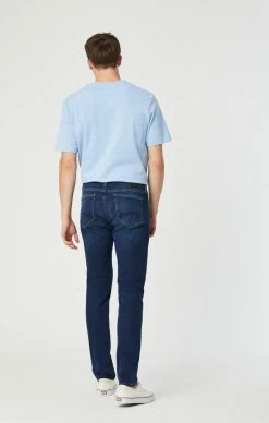 Mavi JAMES SKINNY IN DARK BLUE SUPERMOVE Denim