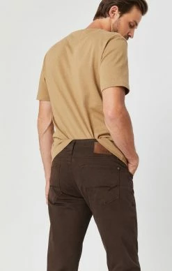 Mavi Pants ZACH STRAIGHT LEG IN COFFEE BEAN TWILL