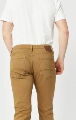 Mavi ZACH STRAIGHT LEG JEANS IN MOCCA COLORED DENIM