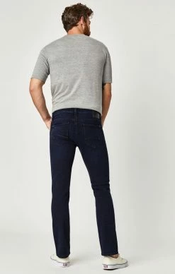 Mavi ZACH STRAIGHT LEG IN DEEP INDIGO WILLAMSBURG Denim