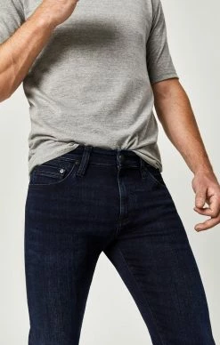 Mavi ZACH STRAIGHT LEG IN DEEP INDIGO WILLAMSBURG Denim