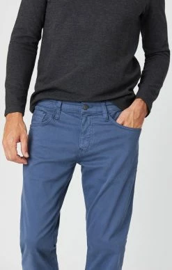 Mavi Pants ZACH STRAIGHT LEG IN VINTAGE INDIGO SATEEN TWILL
