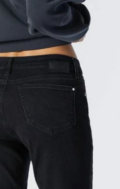 Mavi KATHLEEN SLIM BOYFRIEND IN BLACK FEATHER BLUE