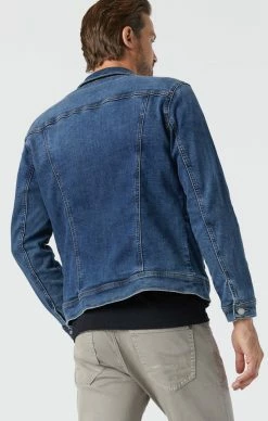 Cheap π Mavi FRANK JACKET IN DARK FOGGY FEATHER BLUE Jackets π 12 Mavi FRANK JACKET IN DARK FOGGY FEATHER BLUE Jackets