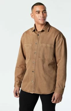 Mavi Jackets STEFAN JACKET IN TANNIN DENIM