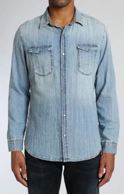 Mavi RIO SHIRT IN LT CAMO VINTAGE