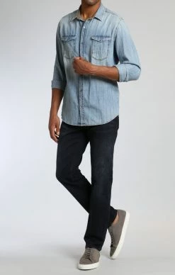 Mavi RIO SHIRT IN LT CAMO VINTAGE