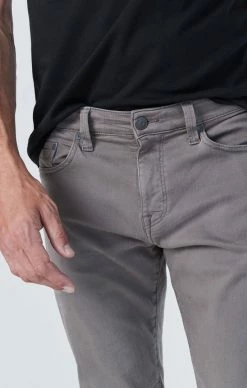 Mavi MATT RELAXED STRAIGHT LEG IN GUNMETAL SUPERMOVE Denim