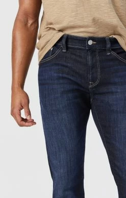 Mavi Denim JAKE SLIM LEG IN RINSE BRUSHED FEATHER BLUE