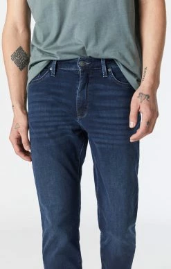 Hot Sale 😀 Mavi STEVE ATHLETIC FIT 👖 JEANS IN BLUE BLACK ATHLETIC Denim ✔️ 10 Mavi STEVE ATHLETIC FIT JEANS IN BLUE BLACK ATHLETIC Denim