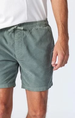 Mavi GREG STRAIGHT SHORTS IN KHAKI SUMMER CORD
