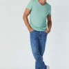 Mavi Denim STEVE ATHLETIC JEANS IN MID BRUSHED SUPERMOVE