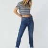 Mavi KATHLEEN SLIM BOYFRIEND JEANS IN MID FEATHER BLUE