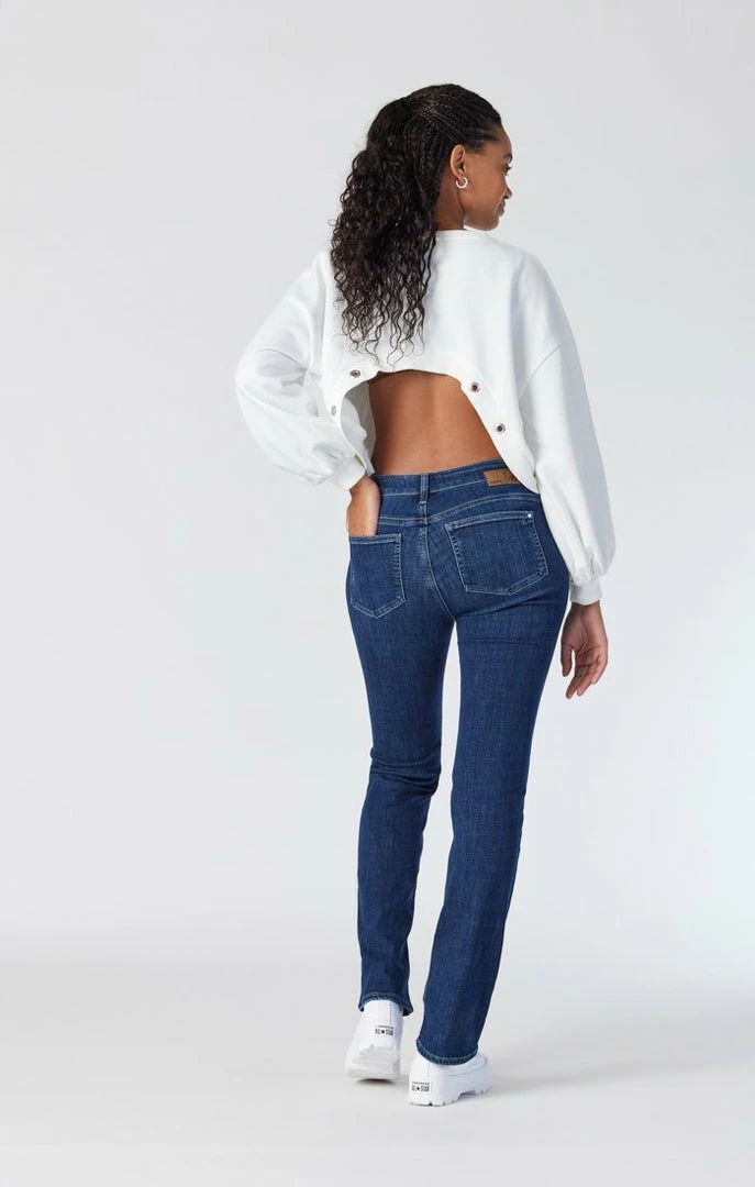 New π Mavi KENDRA STRAIGHT LEG IN DARK BRUSHED FEATHER BLUE 𧨠4 Mavi KENDRA STRAIGHT LEG IN DARK BRUSHED FEATHER BLUE