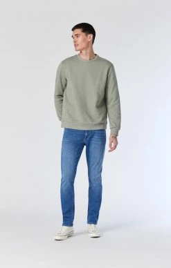 Mavi Denim JAKE SLIM LEG IN MID BRUSHED ATHLETIC