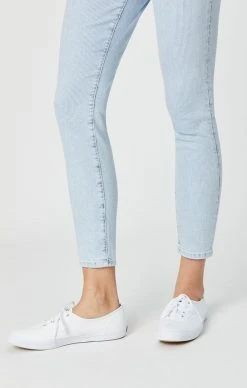 Mavi TESS SUPER SKINNY IN BLEACHED STRIPE STRETCH Denim