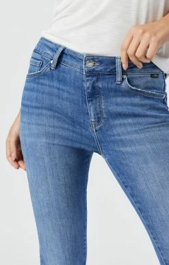 Mavi TESS SKINNY IN MID RIPPED FEATHER BLUE