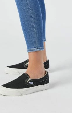 Mavi TESS SKINNY IN MID RIPPED FEATHER BLUE