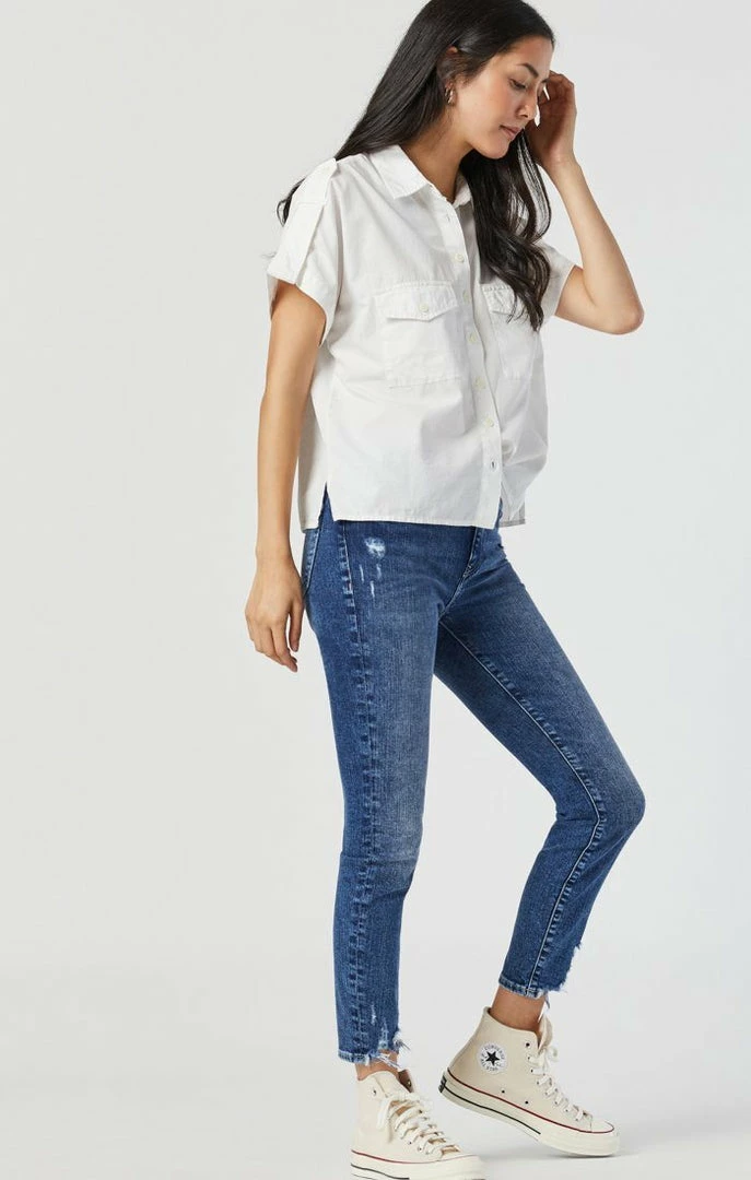 Cheap β Mavi Denim TESS SKINNY IN MID DESTROYED HEM ORGANIC BLUE π₯ 4 Mavi Denim TESS SKINNY IN MID DESTROYED HEM ORGANIC BLUE