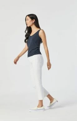Mavi ANIKA CROP FLARE IN OFF-WHITE LA VINTAGE Denim
