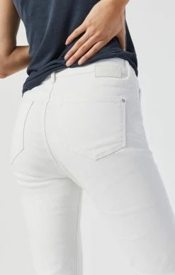 Mavi ANIKA CROP FLARE IN OFF-WHITE LA VINTAGE Denim