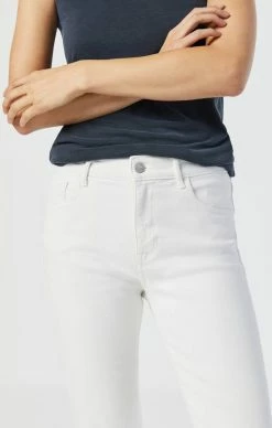 Mavi ANIKA CROP FLARE IN OFF-WHITE LA VINTAGE Denim