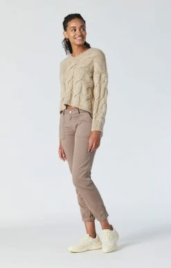 Mavi Pants IVY SLIM CARGO IN FUNGI CASUAL COMFORT