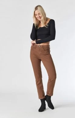 Outlet Mavi Jeans Store 23 Mavi KATHLEEN SLIM BOYFRIEND IN RAWHIDE FEATHER BLUE Just Added