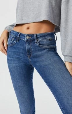 Mavi ALEXA SKINNY IN MID SUPERSOFT Denim