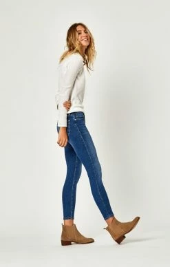 Mavi ADRIANA ANKLE SUPER SKINNY IN MID SUPERSOFT