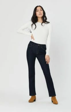 Mavi Denim KENDRA STRAIGHT LEG IN RINSE SUPERSOFT