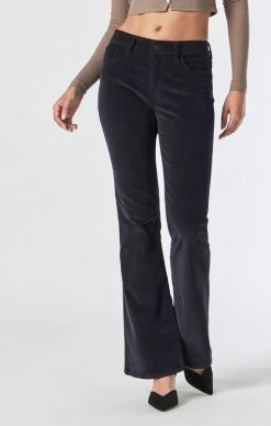 Mavi Pants SYDNEY FLARE IN BLACK CORD