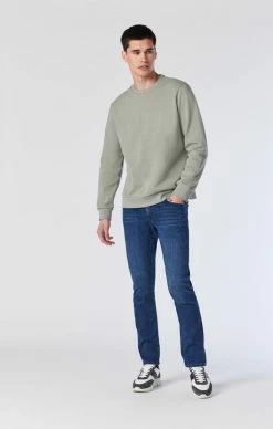 Mavi JAKE SLIM LEG JEANS IN MIDNIGHT WILLIAMSBURG Denim