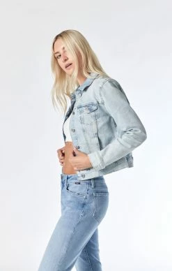 Brand new π₯° Mavi Denim SAMANTHA JACKET IN LIGHT RIPPED RECYCLED BLUE 𧨠15 Mavi Denim SAMANTHA JACKET IN LIGHT RIPPED RECYCLED BLUE