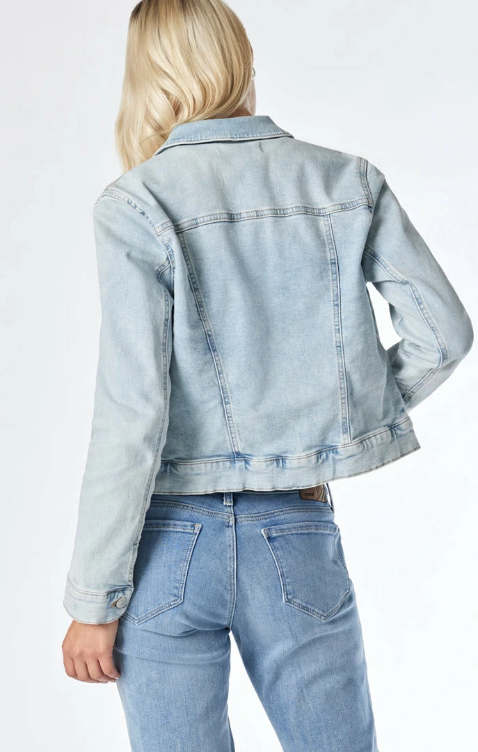 Brand new π₯° Mavi Denim SAMANTHA JACKET IN LIGHT RIPPED RECYCLED BLUE 𧨠3 Mavi Denim SAMANTHA JACKET IN LIGHT RIPPED RECYCLED BLUE