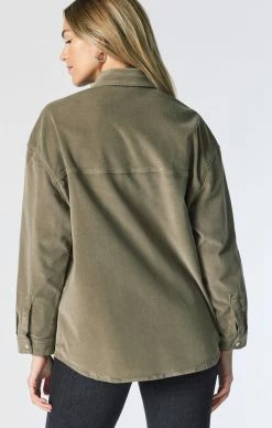 Mavi LIVIA OVERSIZED DENIM SHIRT IN ALOE CORD