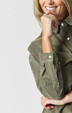 Mavi LIVIA OVERSIZED DENIM SHIRT IN ALOE CORD