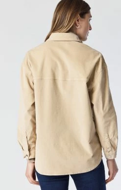 Mavi LIVIA OVERSIZED SHIRT IN IRISH CREAM CORD Denim Shirts