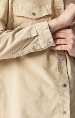 Mavi LIVIA OVERSIZED SHIRT IN IRISH CREAM CORD Denim Shirts