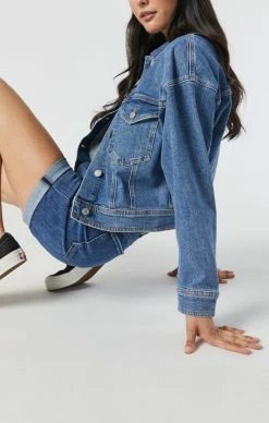 Best Sale ⌛ Mavi PIXIE SHORTS IN MID INDIGO ORGANIC BLUE ⭐ 10 Mavi PIXIE SHORTS IN MID INDIGO ORGANIC BLUE